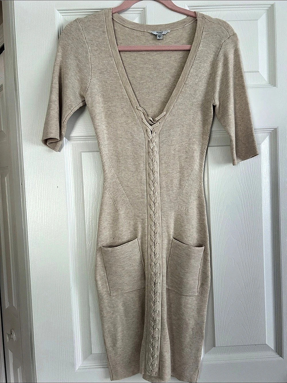 GUESS Knit Midi Dress Size Small Like New